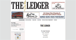 Desktop Screenshot of ledgernewspaper.net