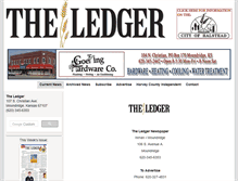 Tablet Screenshot of ledgernewspaper.net